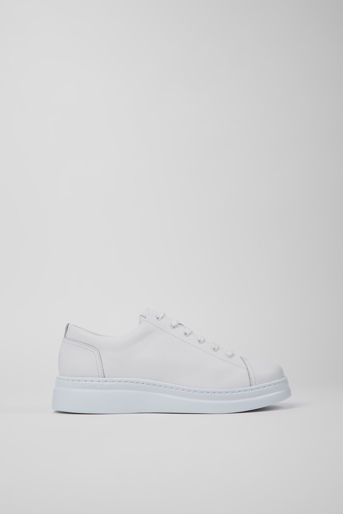 Image of Side view of Runner Up White Sneakers for Women