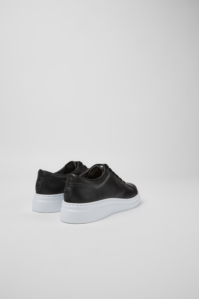 Back view of Runner Up Black Sneakers for Women
