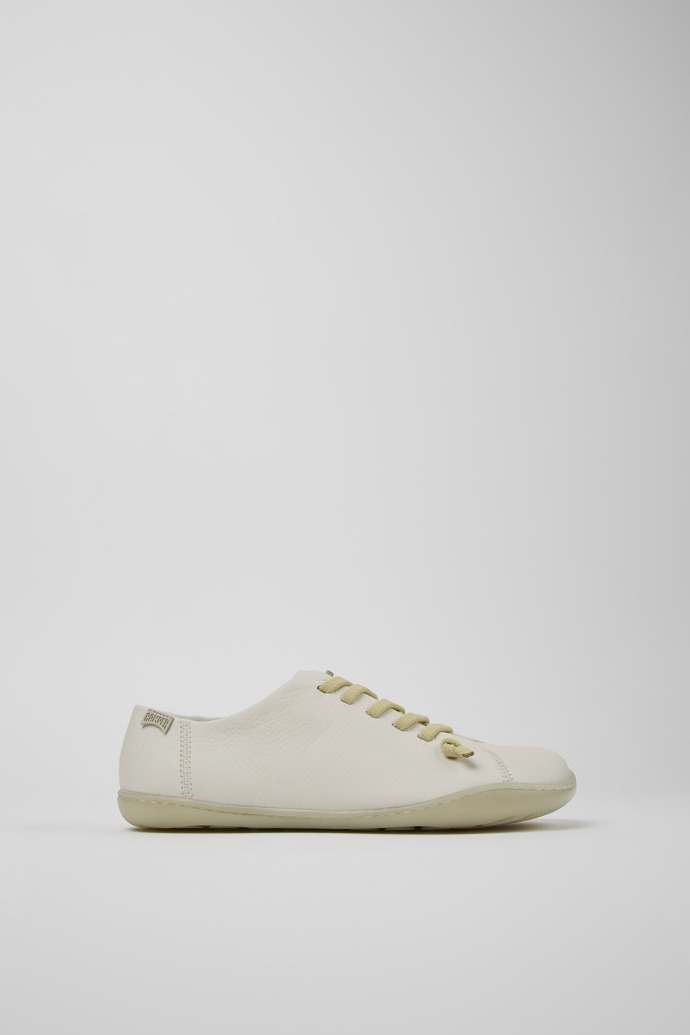 Peu Chaussures en cuir blanc pour femme