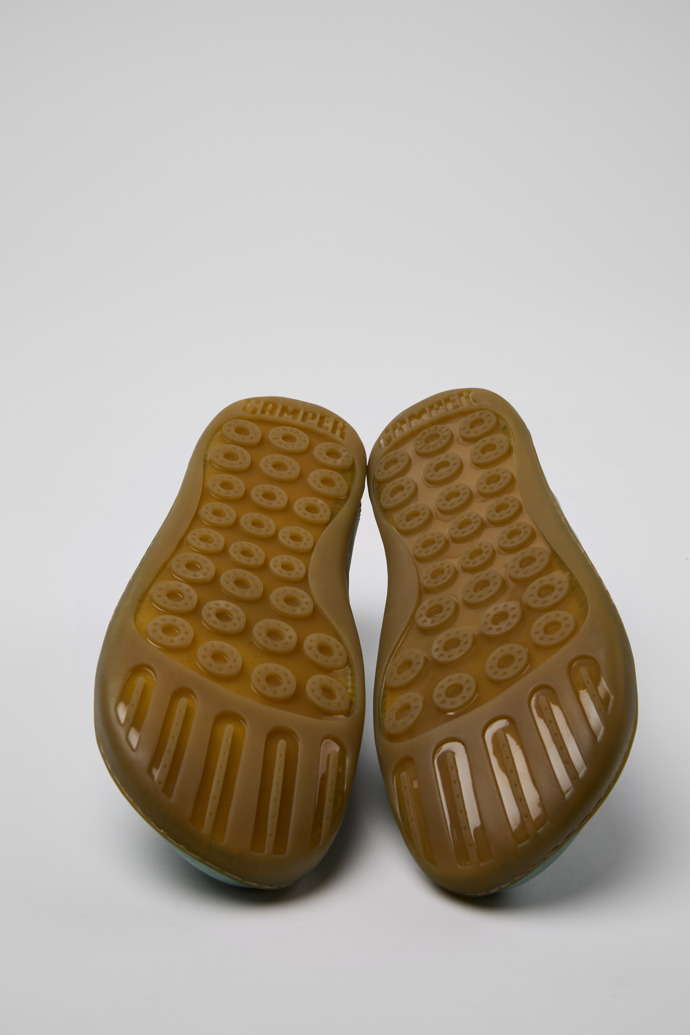 The soles of Peu Green Nubuck Women's Shoe.