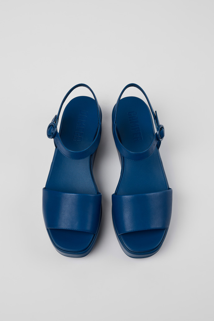 Misia Sandales en cuir bleues Pour femme.