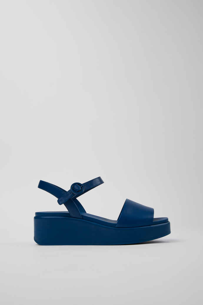 Misia Sandales en cuir bleues Pour femme.