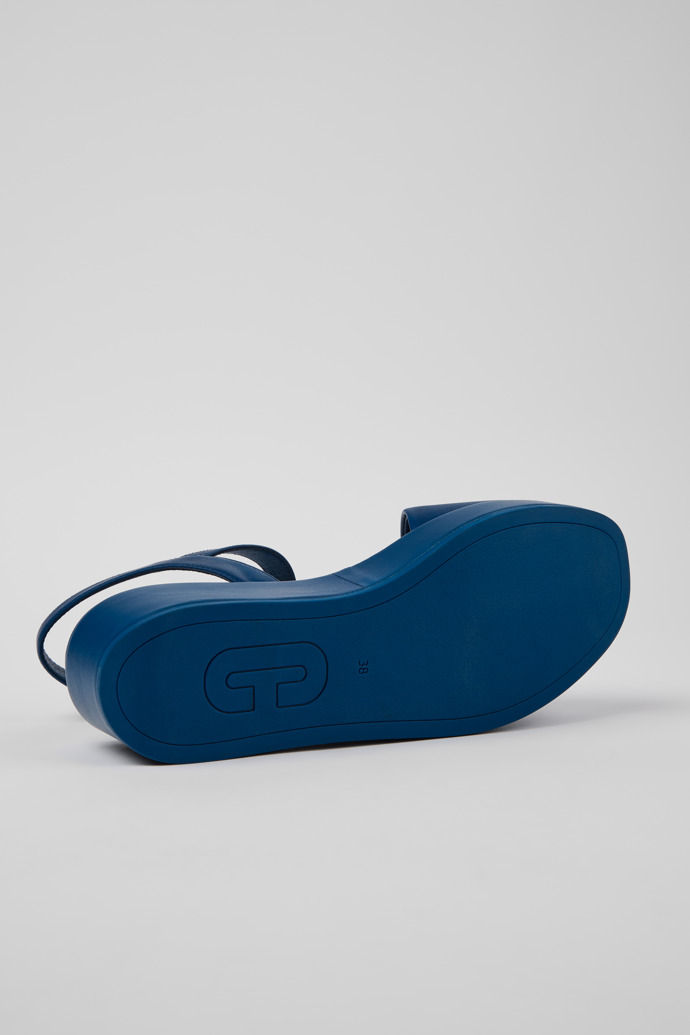 Misia Sandales en cuir bleues Pour femme.