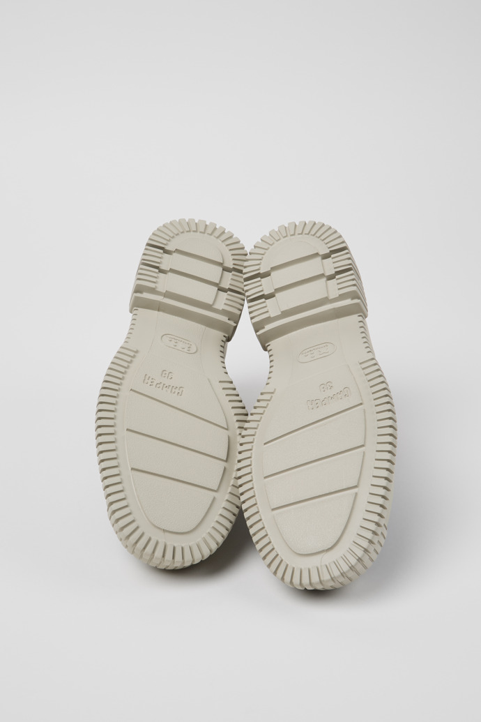 Pix Chaussures en cuir nubuck gris pour femme.