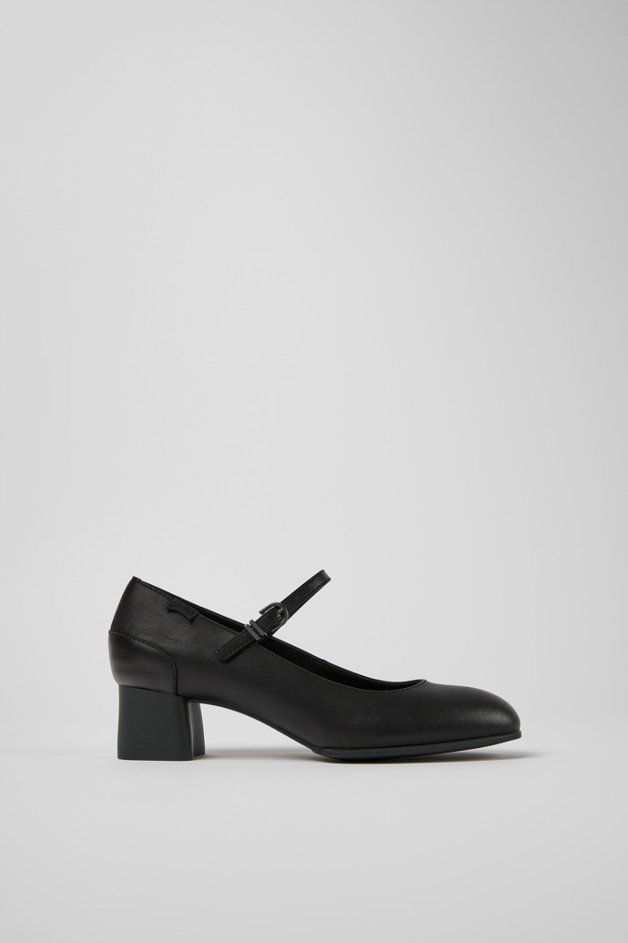 Side view of Katie Women’s black Mary Jane
