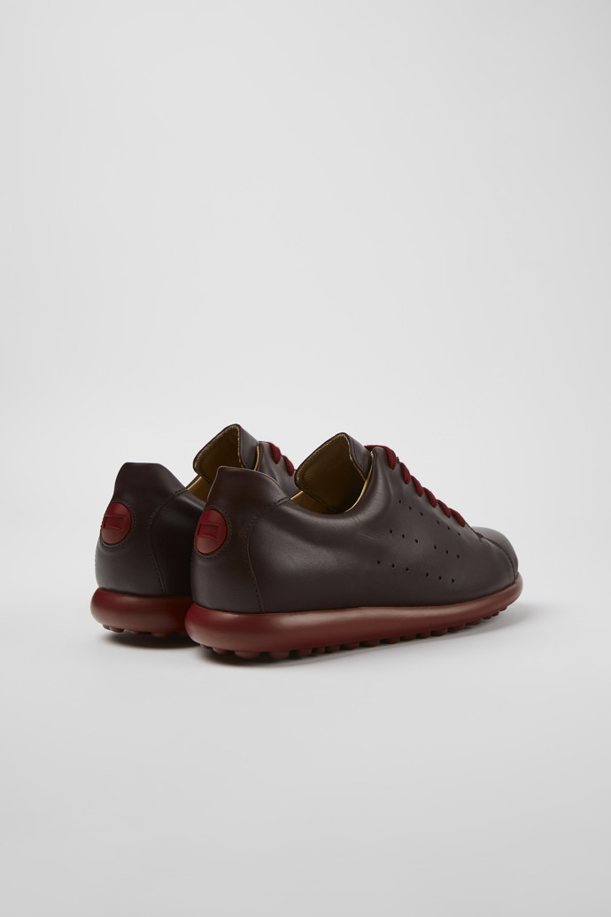 Back view of Pelotas XLite Burgundy leather shoes for women