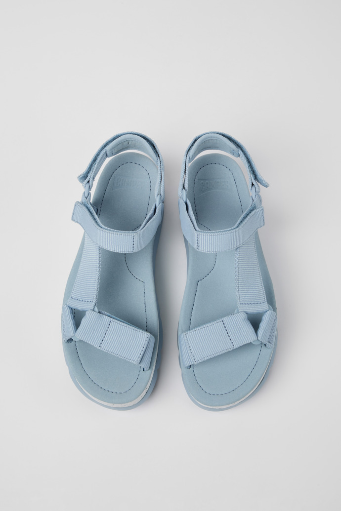 Oruga Up Sandales en tissu bleu pour femme