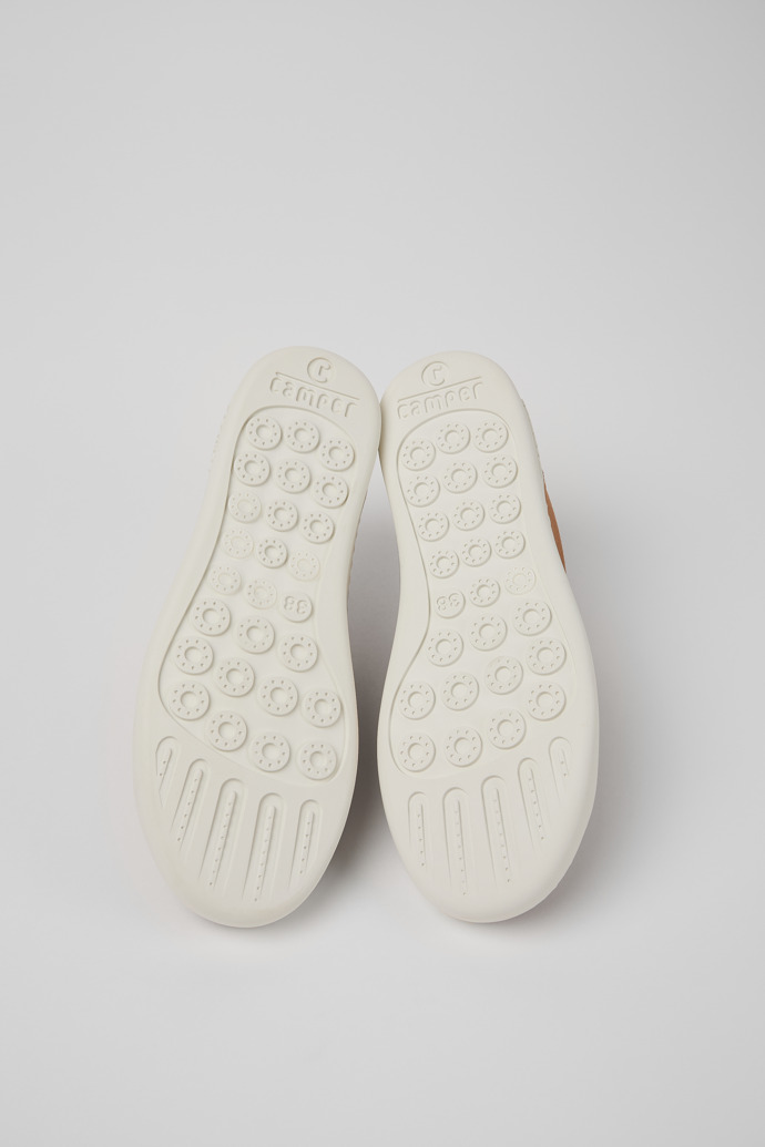 The soles of Peu Touring Nude Nubuck Women's Sneakers.