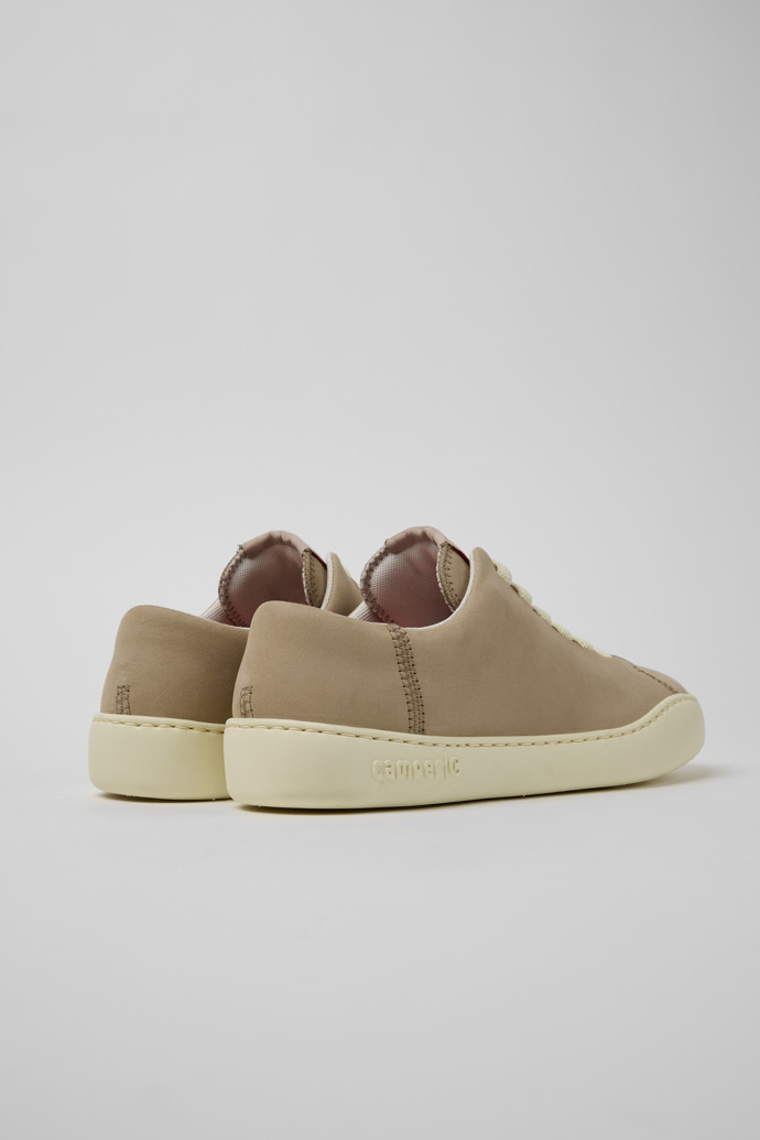 Peu Touring Beige Nubuk-Sneaker für Damen.