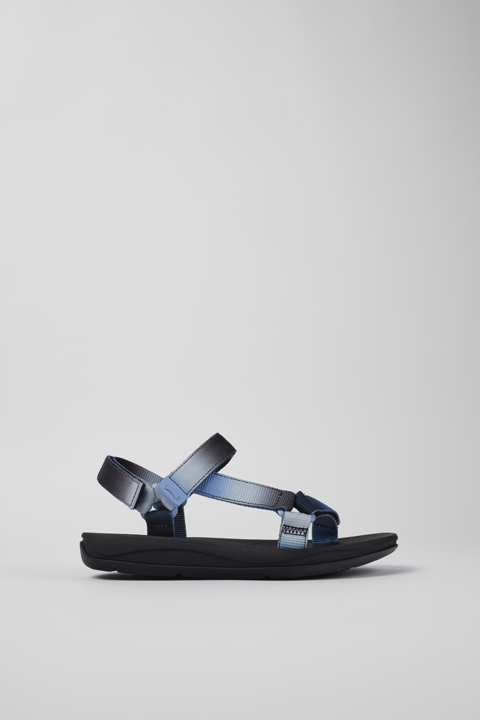 Image of Side view of Twins Multicolored Textile Sandal for Women