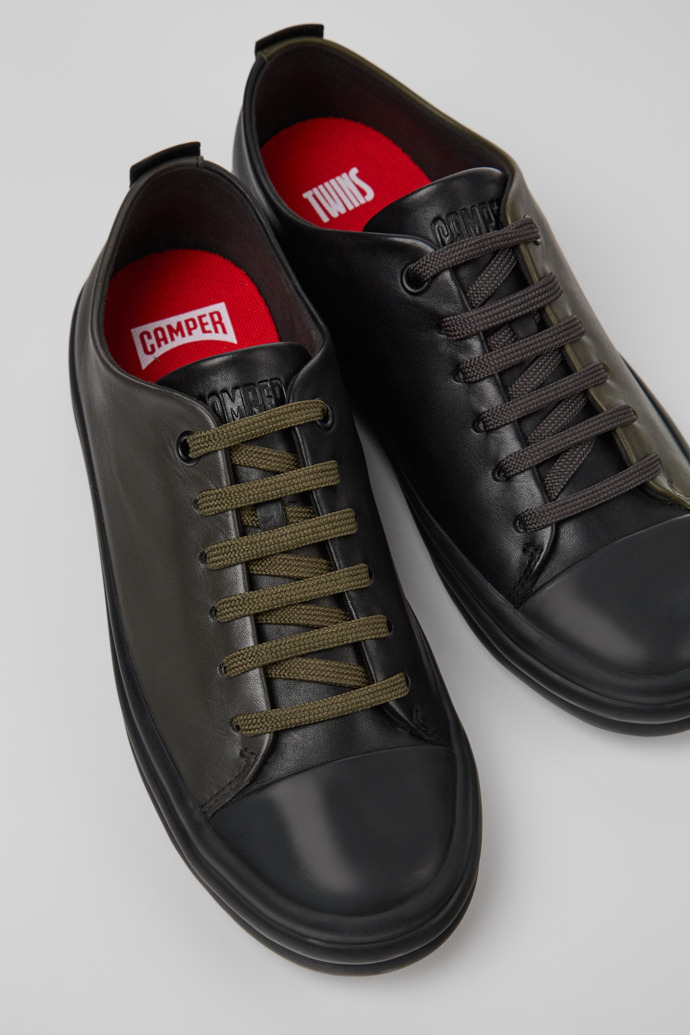 Twins Sneaker multicolor in pelle da donna.