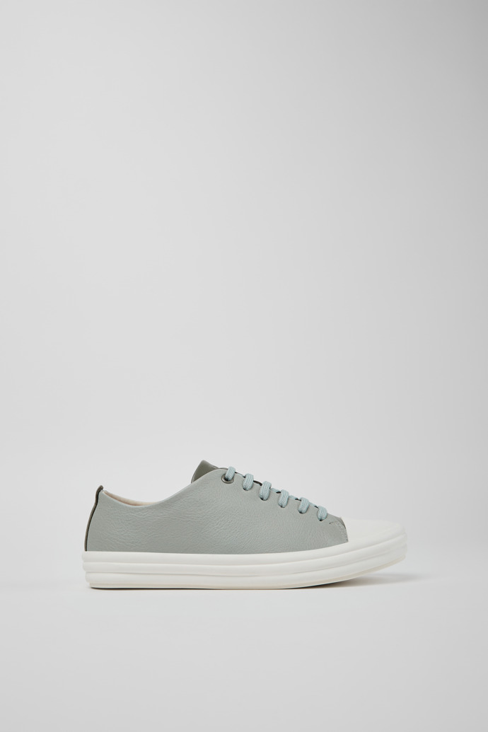 Side view of Twins White Sneakers for Women.