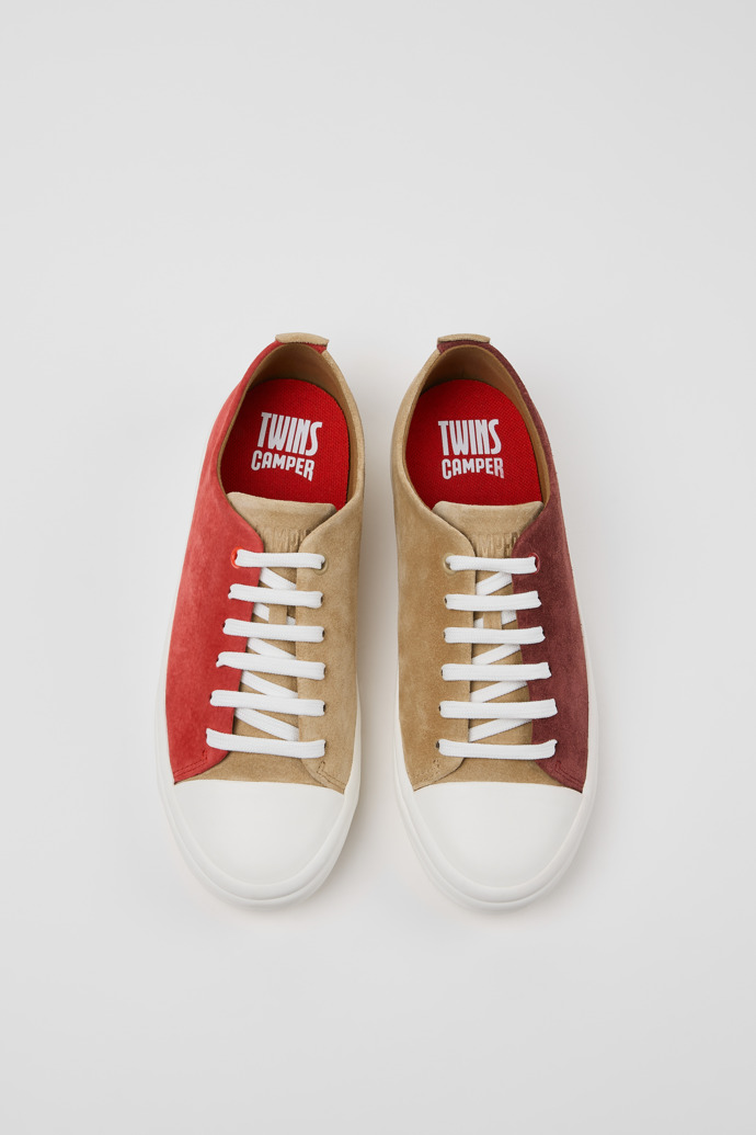 Twins Mehrfarbige Sneaker aus Veloursleder Für Damen.