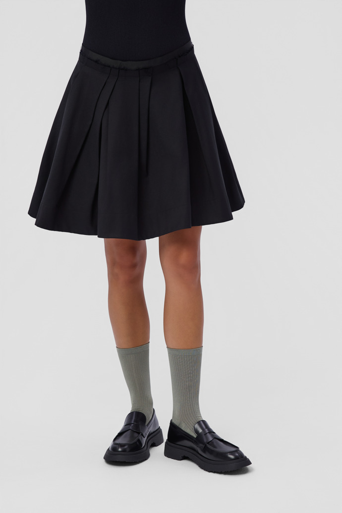 Walden Mocasines negros de piel para mujer.
