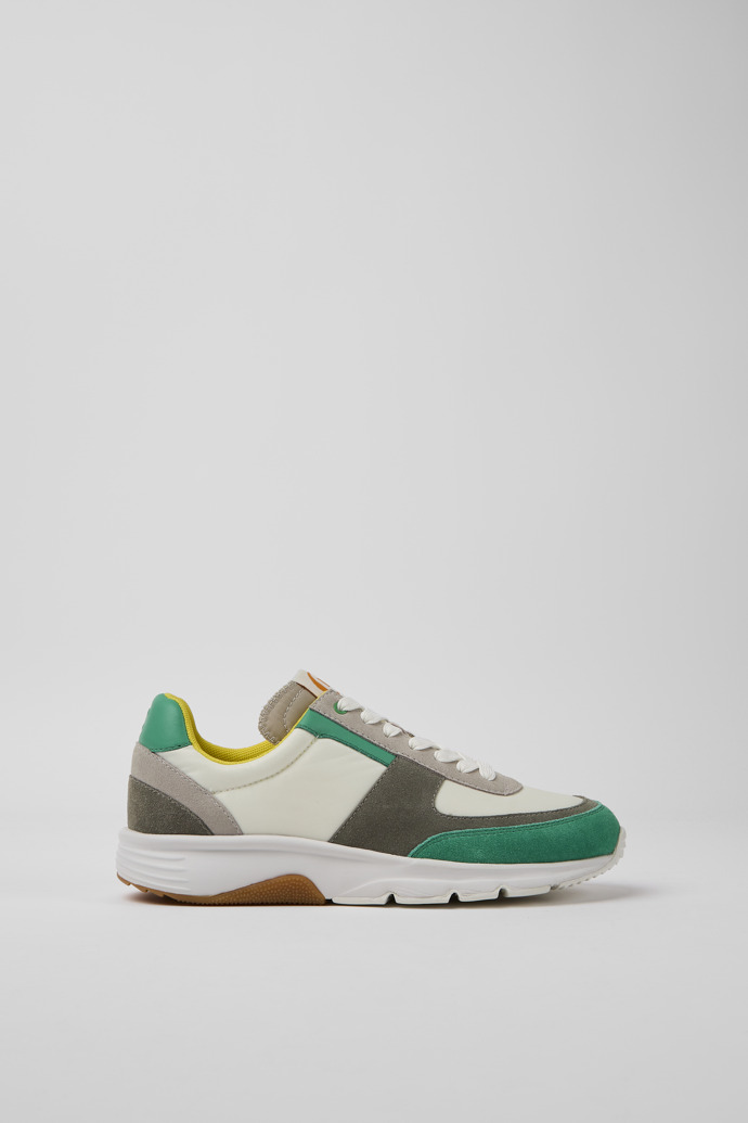 Side view of Drift Multicolored nubuck and textile sneakers for women
