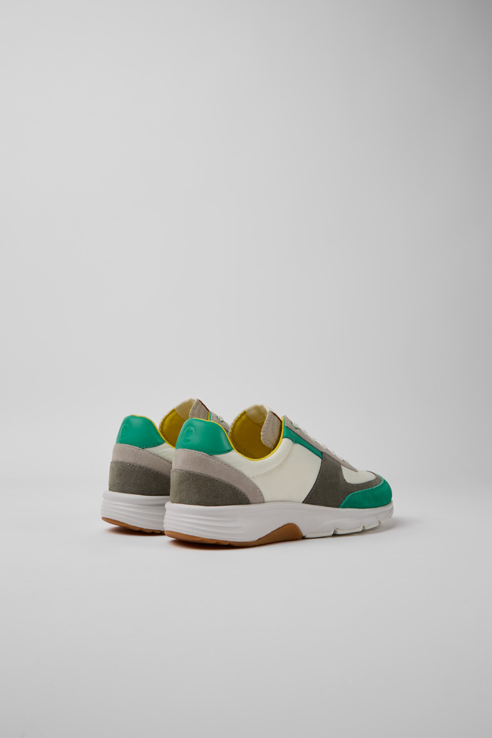 Back view of Drift Multicolored nubuck and textile sneakers for women