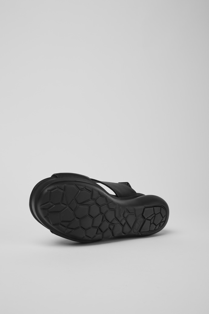 The soles of Balloon Black sandal for women