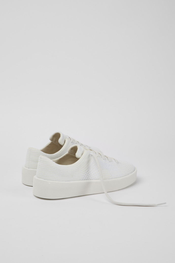 Back view of Courb White sneakers for women