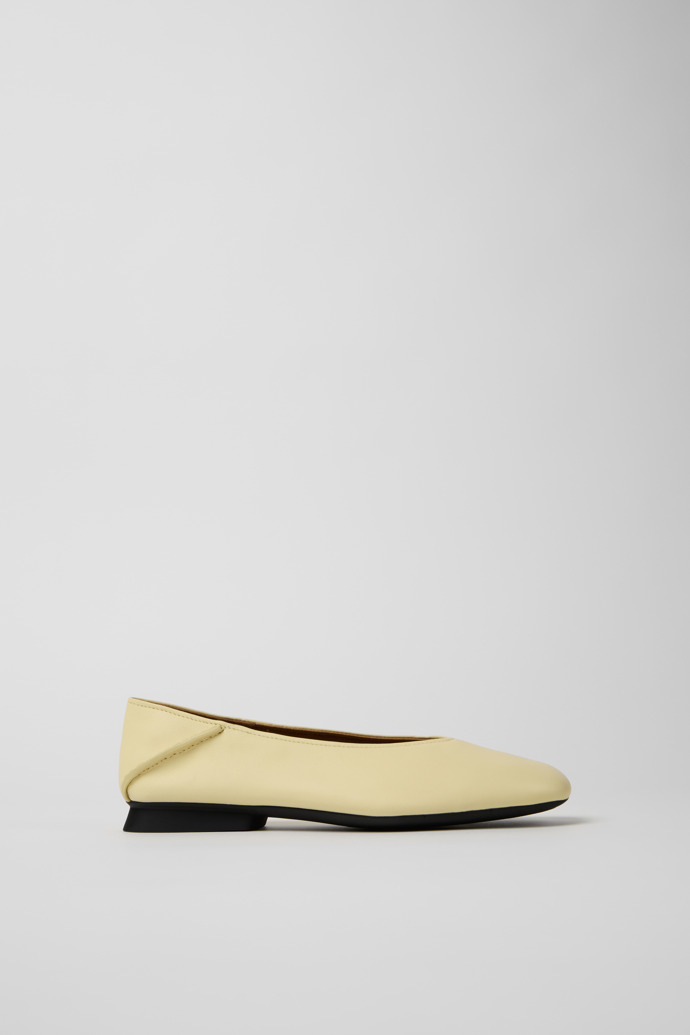 Casi Myra Ballerines en cuir jaunes Pour femme.