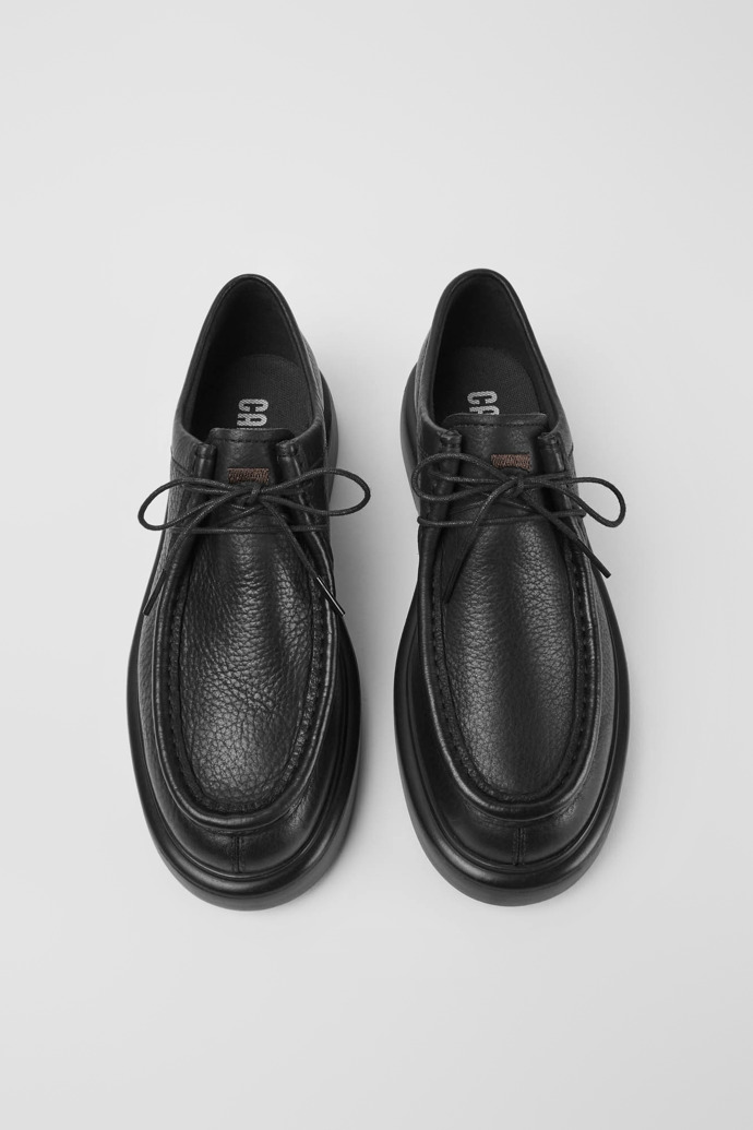 Poligono Zapatos de piel en color negro para mujer