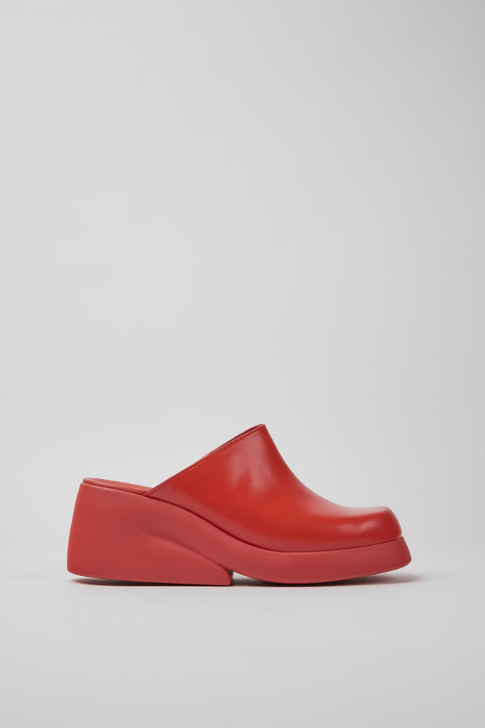 Kaah Zoccolo da donna in pelle rosso