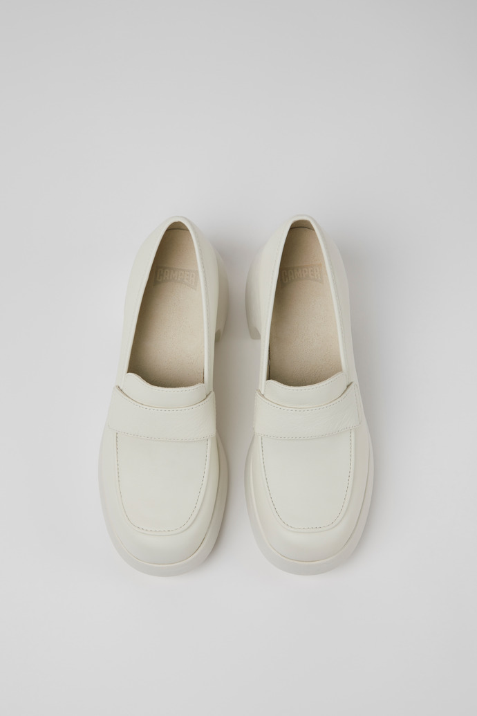 Thelma Zapatos de piel blancos para mujer