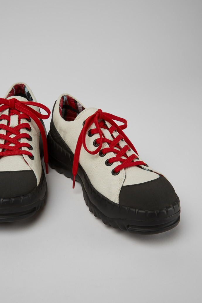 Teix Zapatos de goma y algodón de la BCI en color blanco