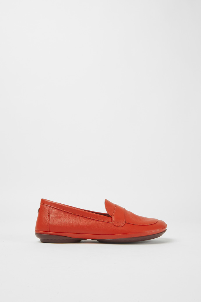 Twins Mocassins en cuir rouge