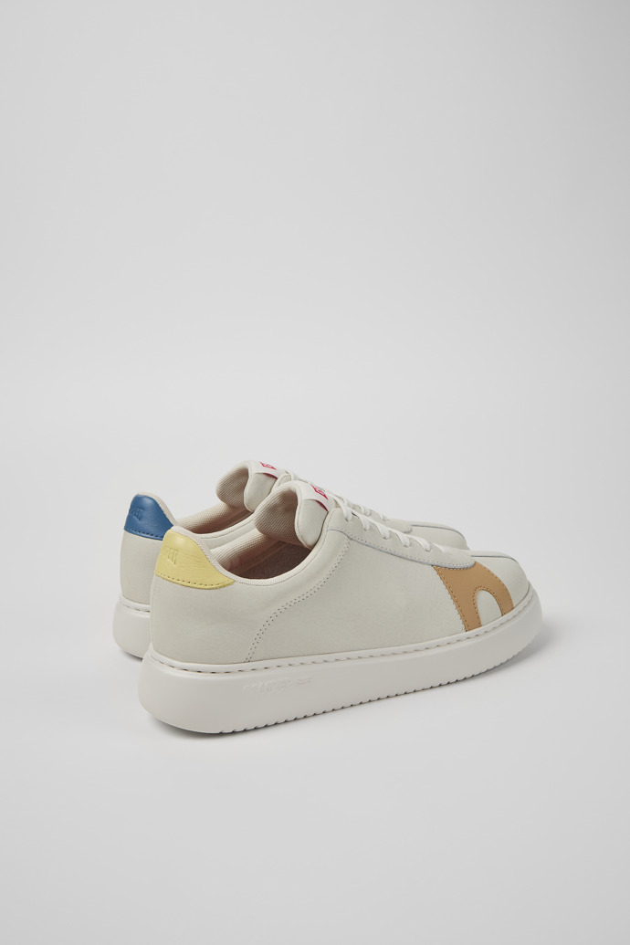 Back view of Twins Multicolor Leather Sneakers for Women.