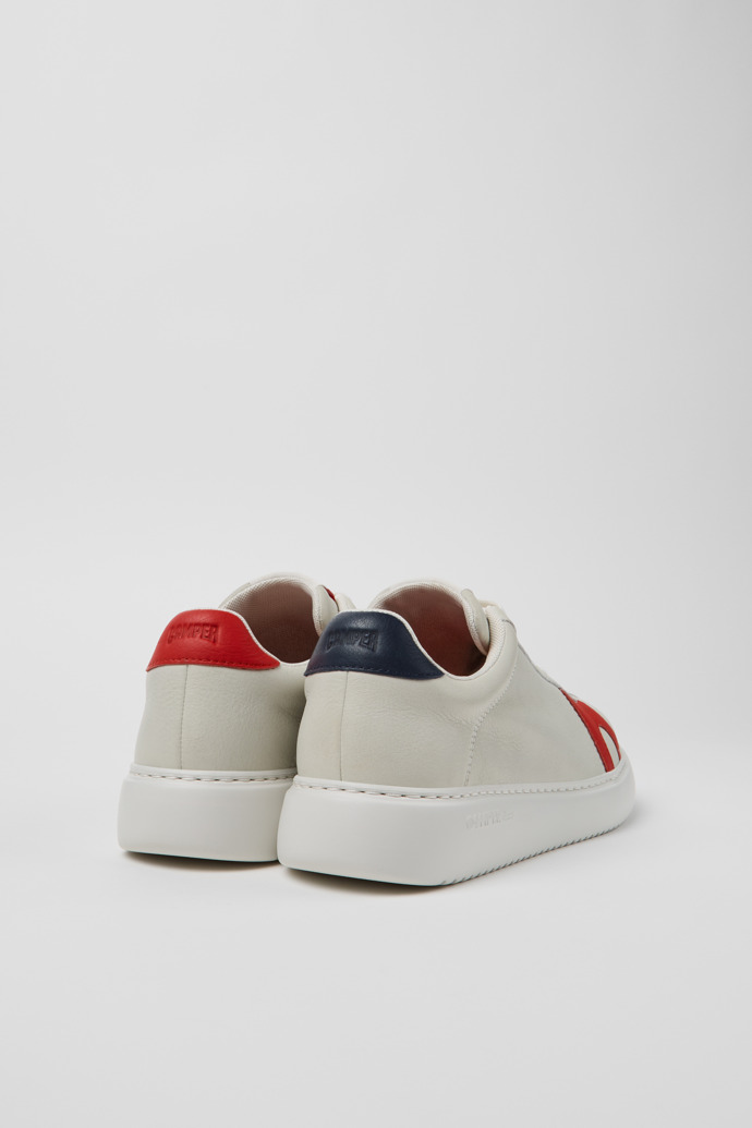 Back view of Twins Multicolor Leather Sneakers for Women.