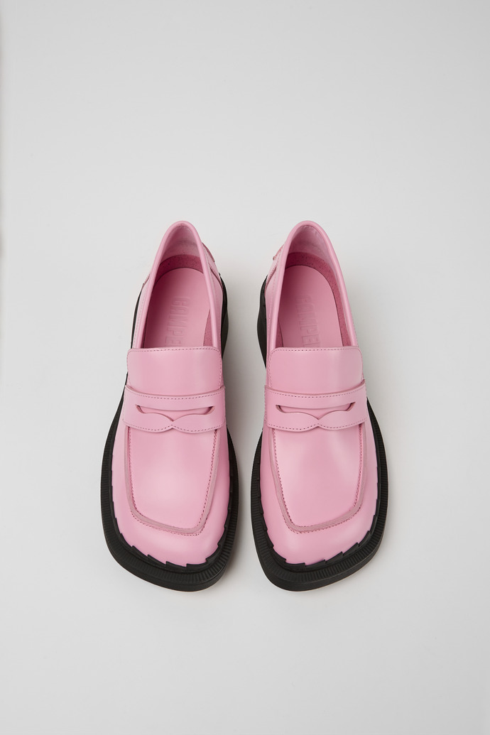 Taylor Chaussures à talon pour femme en cuir rose