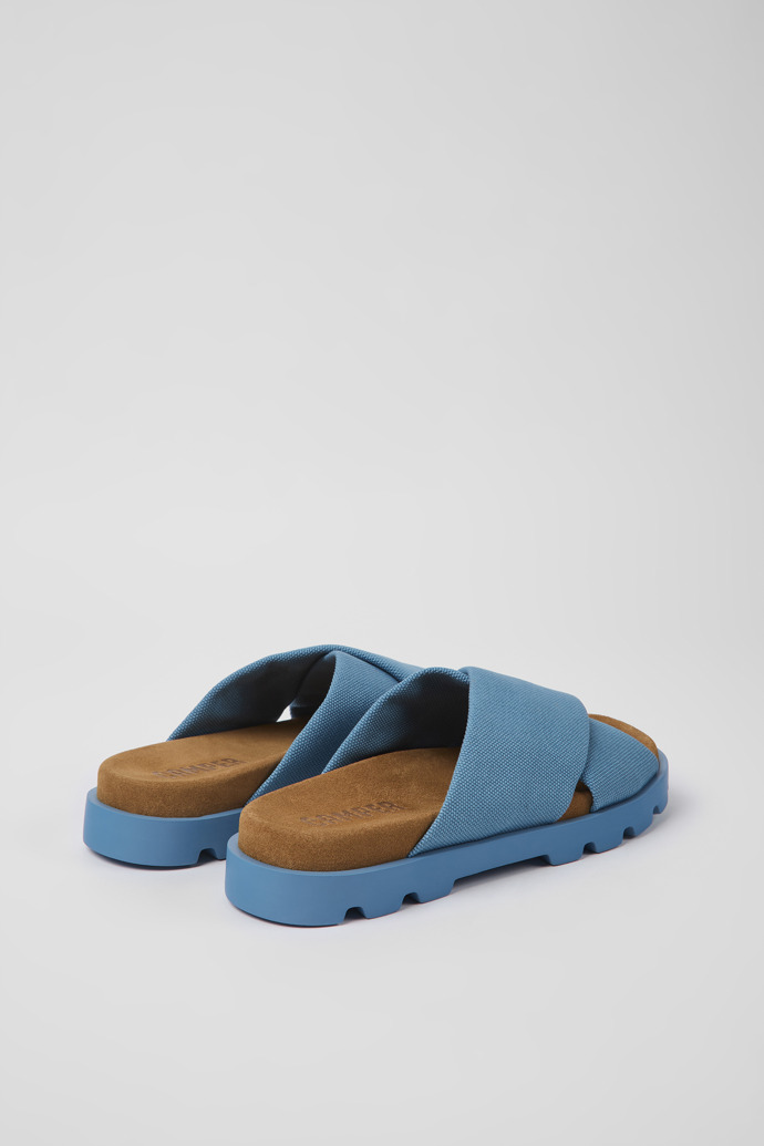 Brutus Sandal Sandalias azules de algodón reciclado para mujer