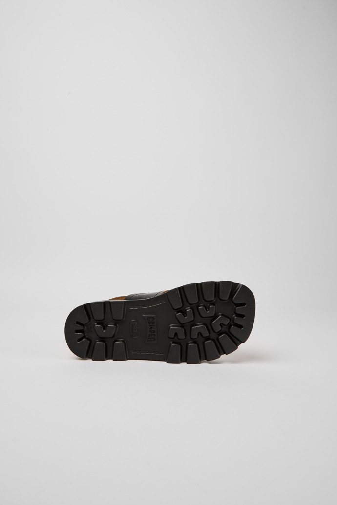 Brutus Sandal Czarno-białe skórzane sandały damskie