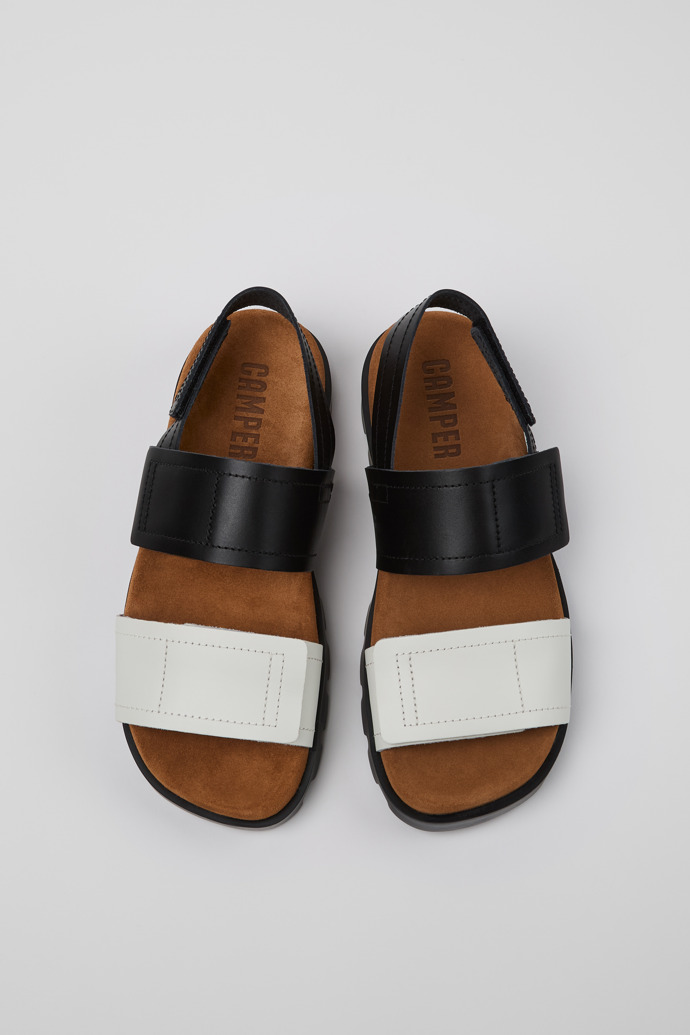 Brutus Sandal Sandálias em couro multicoloridas para mulher.