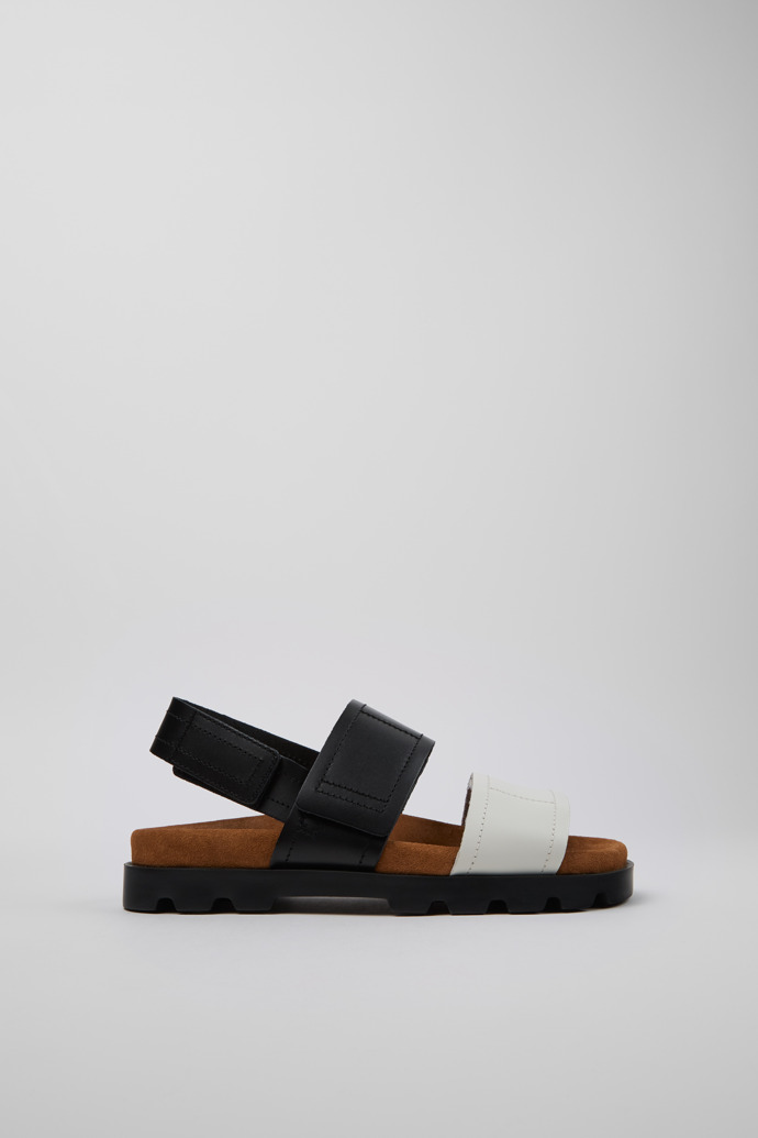 Brutus Sandal Sandales en cuir multicolore pour femme.