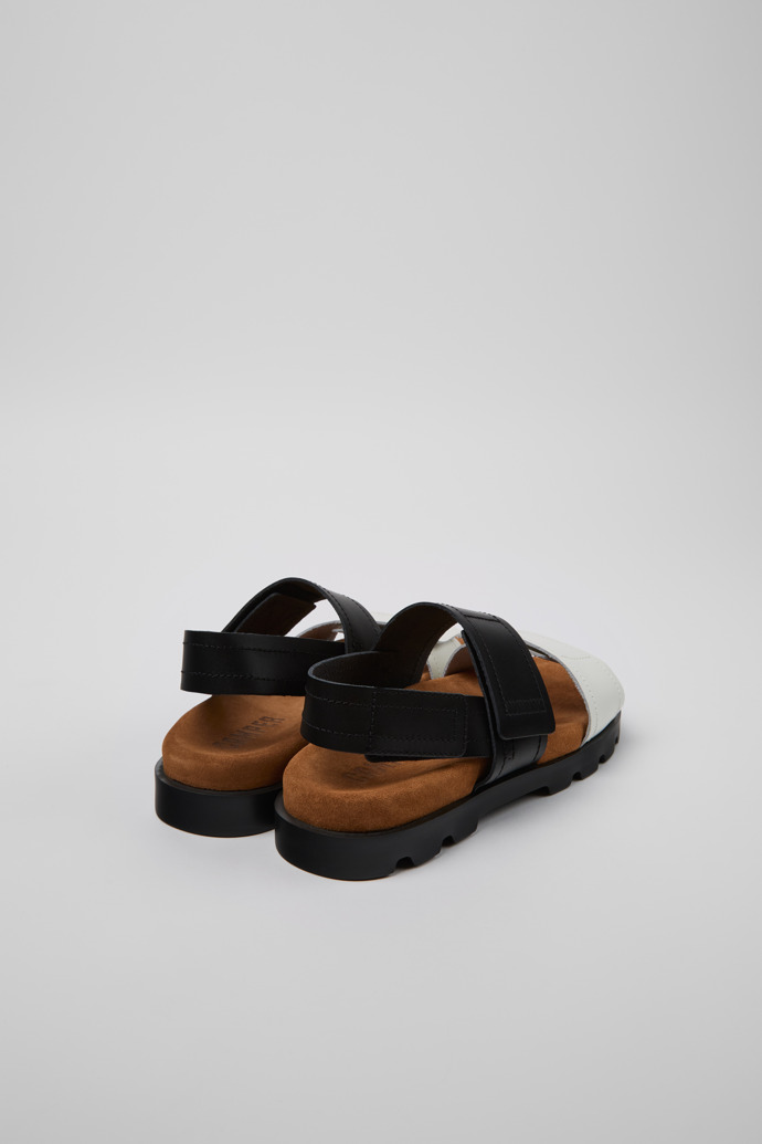 Back view of Brutus Sandal Multicolor Leather Sandals for Women.