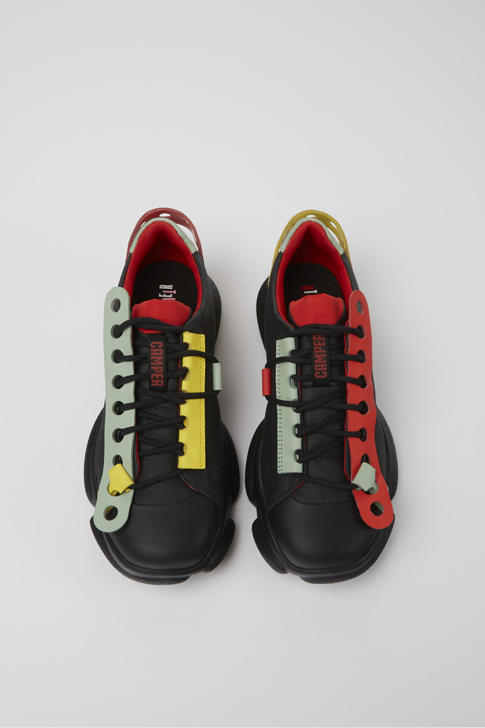 Overhead view of Twins Multicolored shoes for women