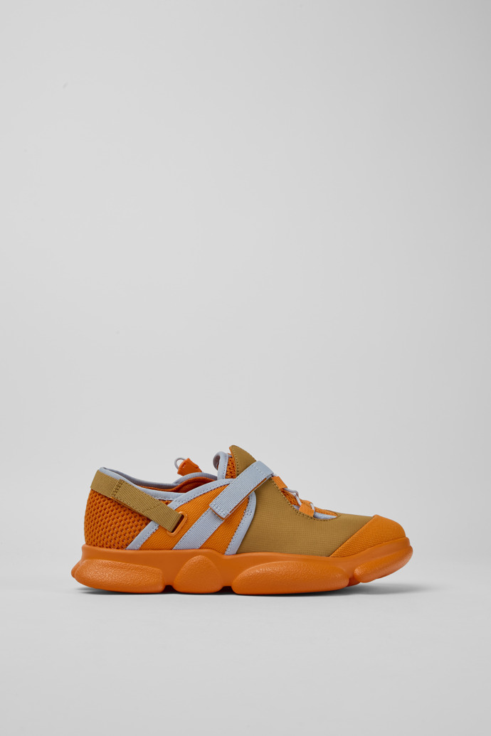 Karst Chaussures en textile orange et marron pour femme