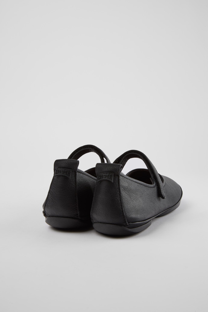 Right Mary Jane en cuir noir pour femme