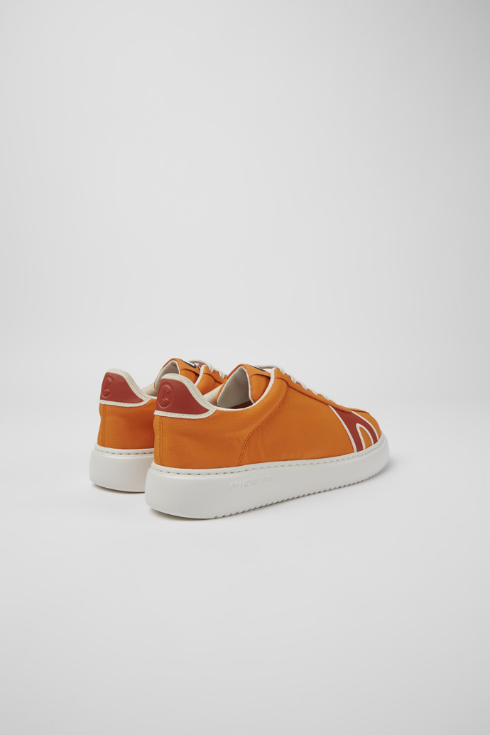 Back view of Runner K21 Orange and red sneakers for women