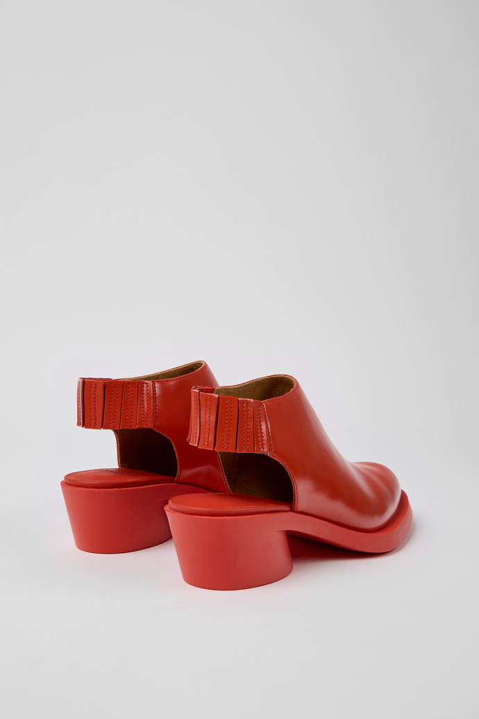 Bonnie Zapatos de tacón rojos de piel para mujer