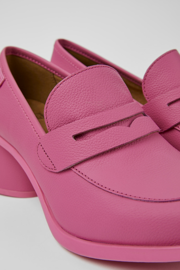 Kiara Zapatos de tacón rosas de piel