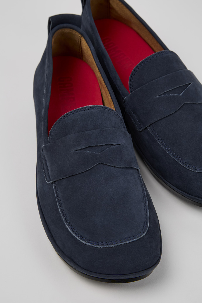 Twins Chaussures pour femme en nubuck bleu.