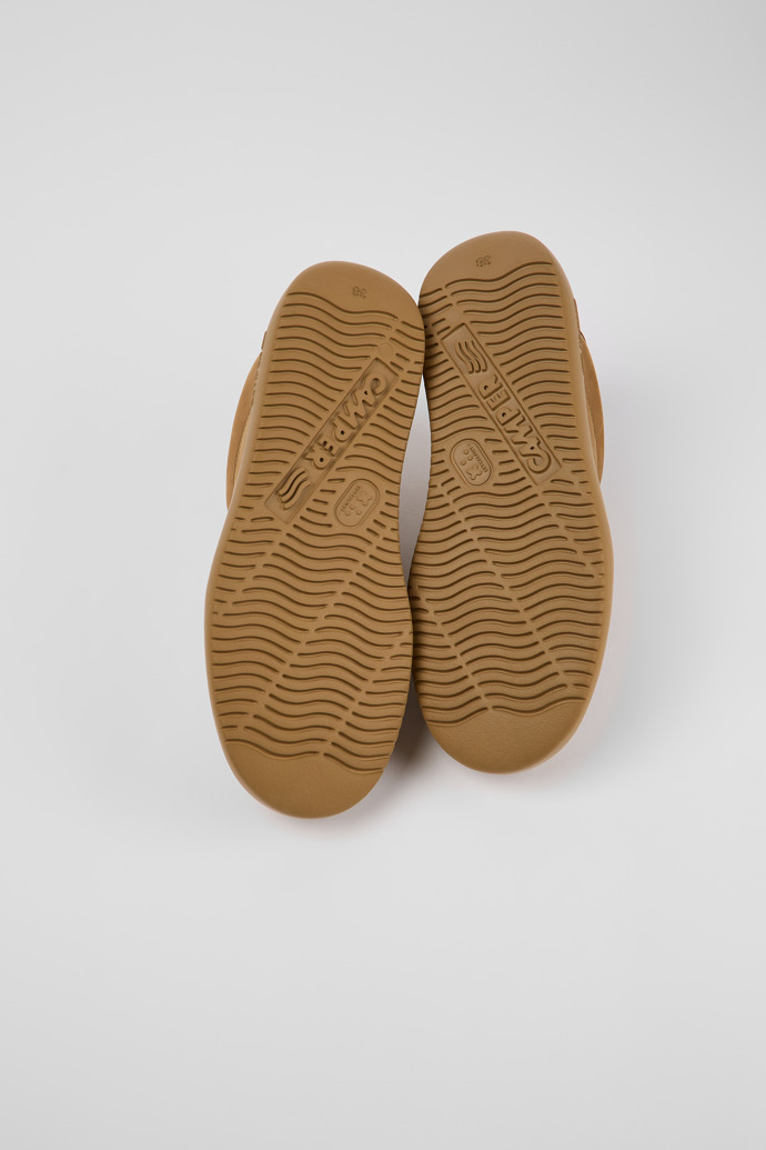 The soles of Runner K21 Brown Nubuck Sneaker for Women