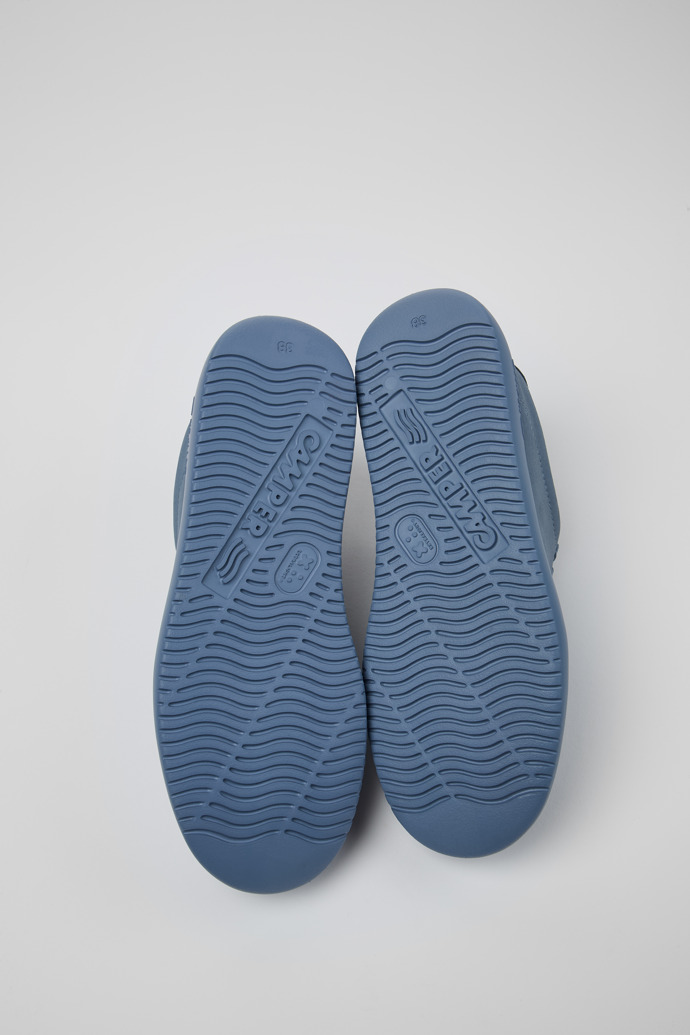 The soles of Runner K21 Blue Nubuck Sneakers for Women