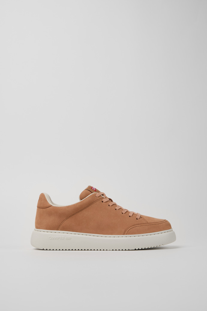 Side view of Runner K21 Nude Nubuck Women's Shoe.