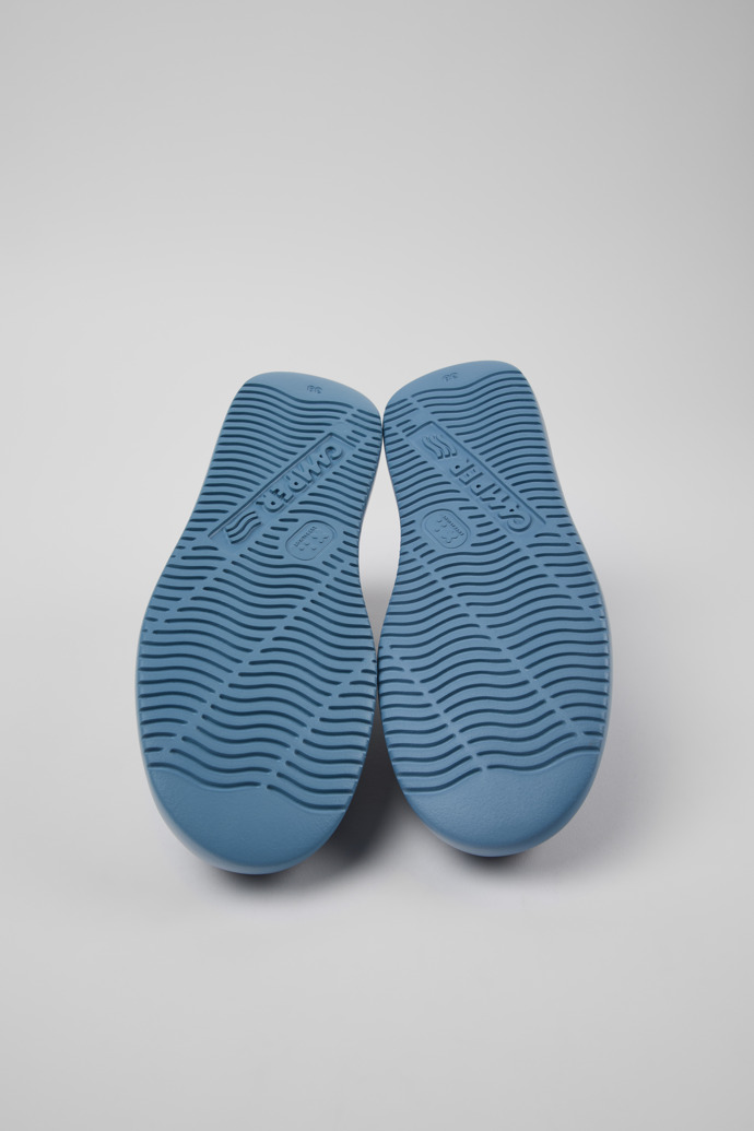 Runner K21 Chaussures en cuir bleues Pour femme.