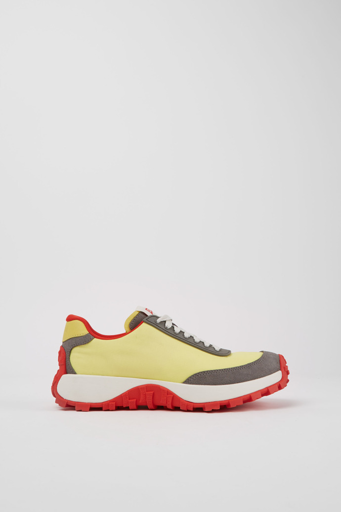 Side view of Drift Trail VIBRAM Multicolored textile and nubuck sneakers for women