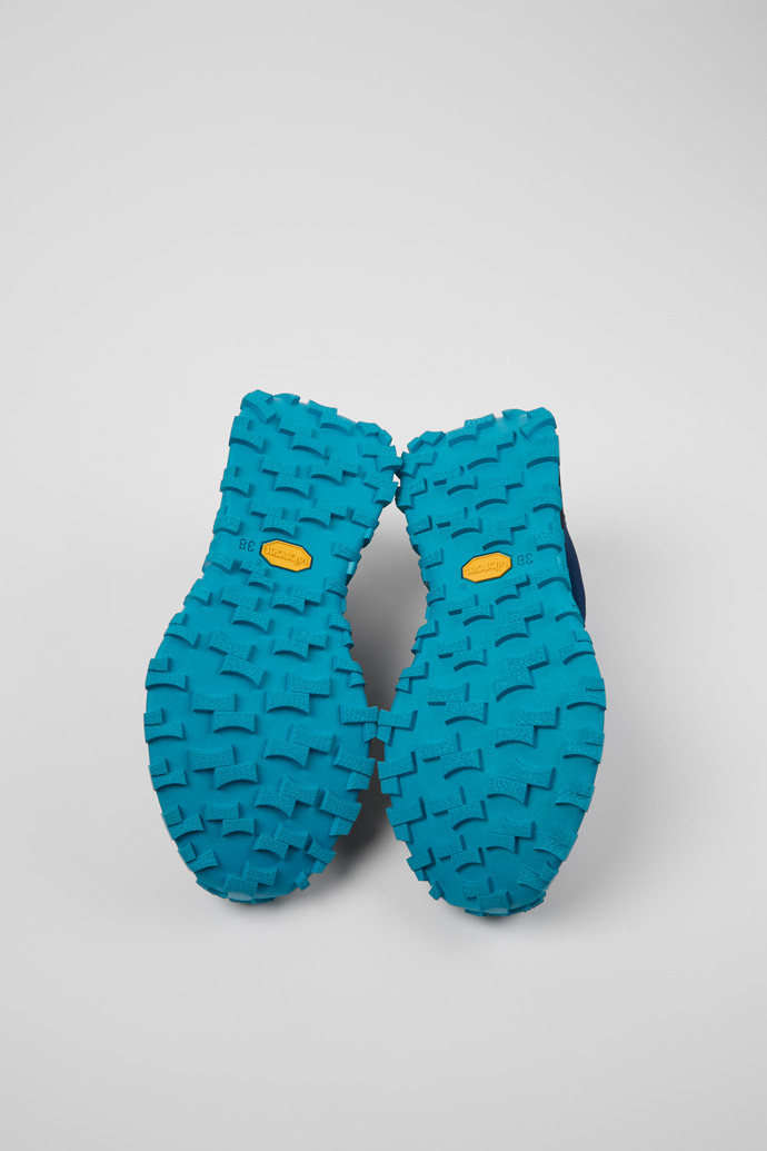 Drift Trail VIBRAM Sneaker azul de PET reciclado y nobuk para mujer