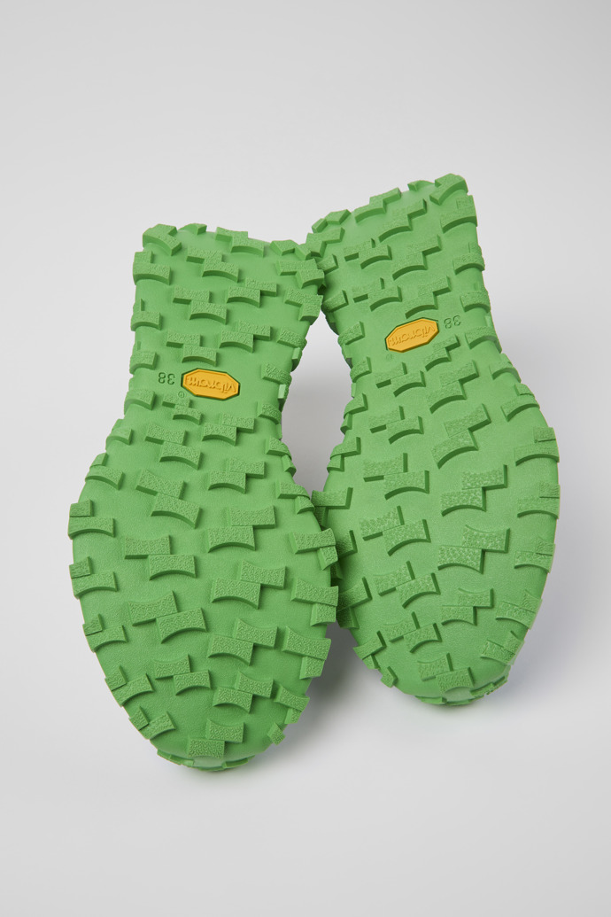 The soles of Drift Trail VIBRAM Gray Textile/Nubuck Sneaker for Women